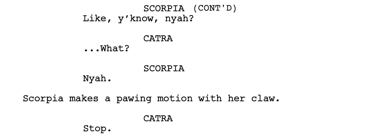 🚨 BREAKING! 🚨 First look at the script for the live-action She-Ra series in development at Amazon.