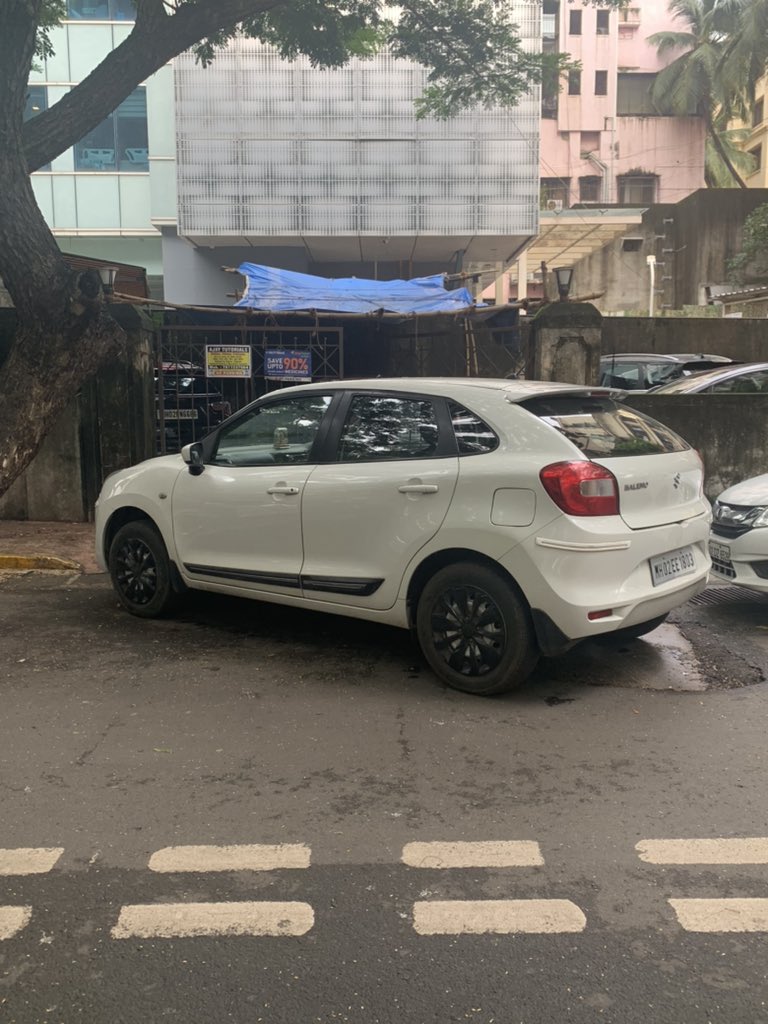 devrulz's tweet photo. Irresponsible people: Had to leave for my work but some car owner has parked his vehicle right in front of my building gate. 

Tried using the MTP app it’s for reporting it but due so some bug it is getting failed. Car No: MH02EE1803

#mumbaipolice #earlymorning 
@MumbaiPolice https://t.co/LI24fG1M6H