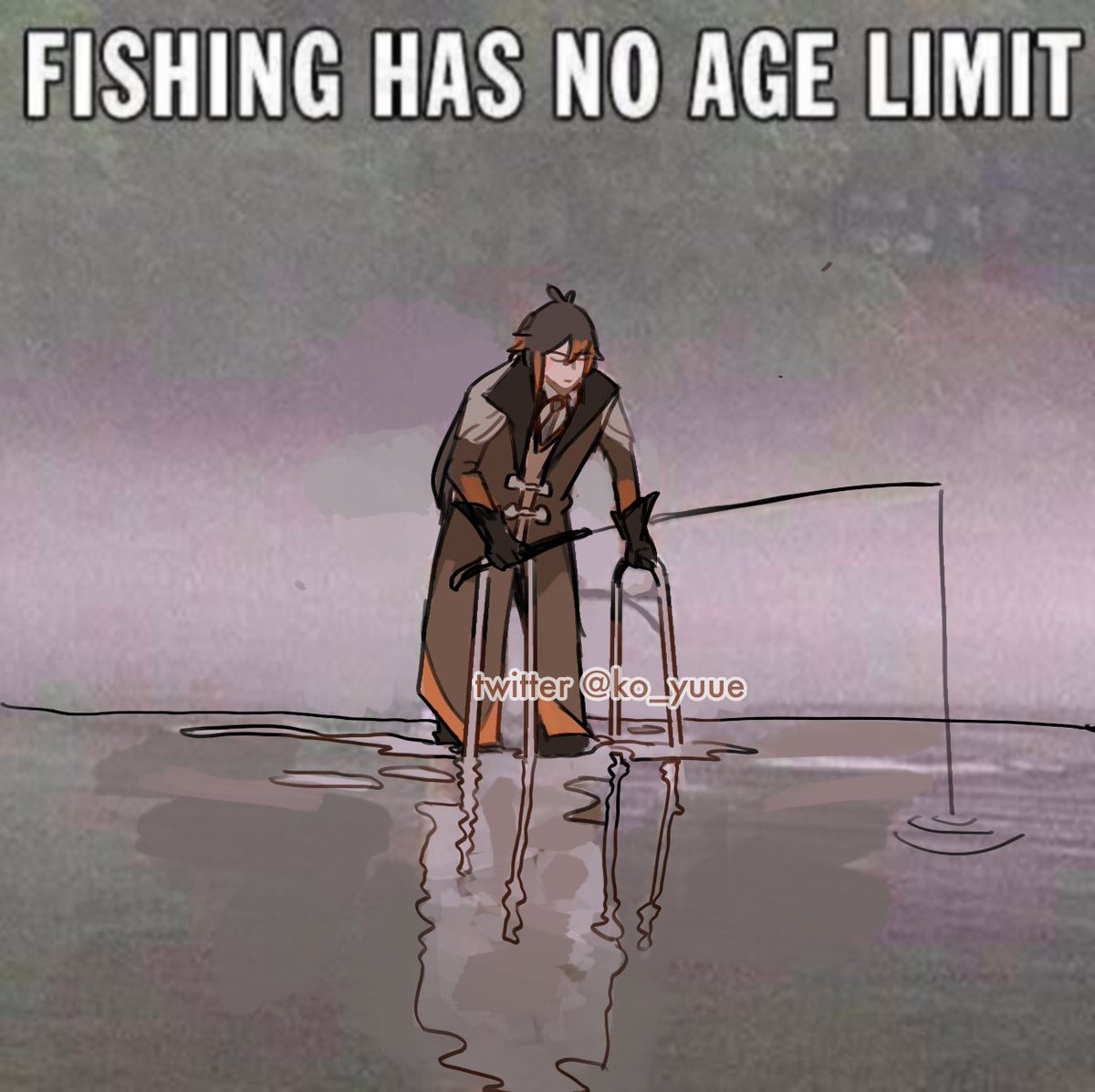 #GenshinImpact #原神 
fishing memes to commemorate fishing event (please give me the catch alrdy) 