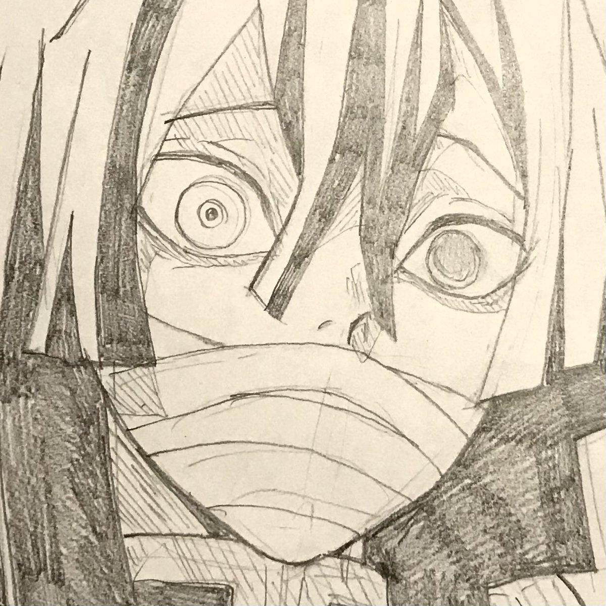以前描いた模写です。

 #伊黒小芭内誕生祭2021 