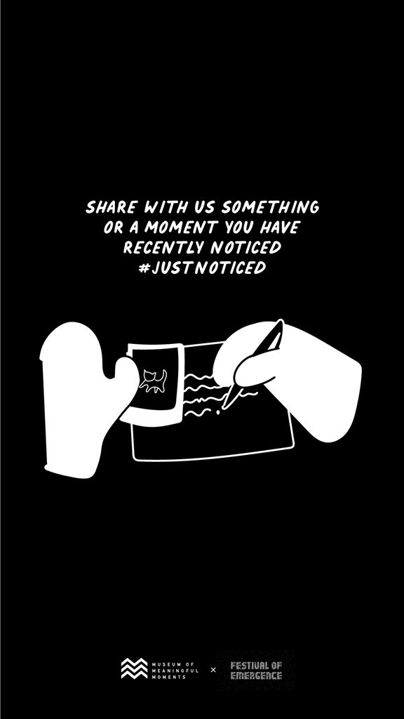 museofmeaning's tweet photo. MMM x @thisisDRS Festival of Emergence:
Here is today’s prompt! What is something you have just noticed? Send us a photo + 100 word caption — by DM, or email it to museumofmeaningfulmoments@gmail.com
Look forward to seeing your submissions! https://t.co/xM0WEOWXT7