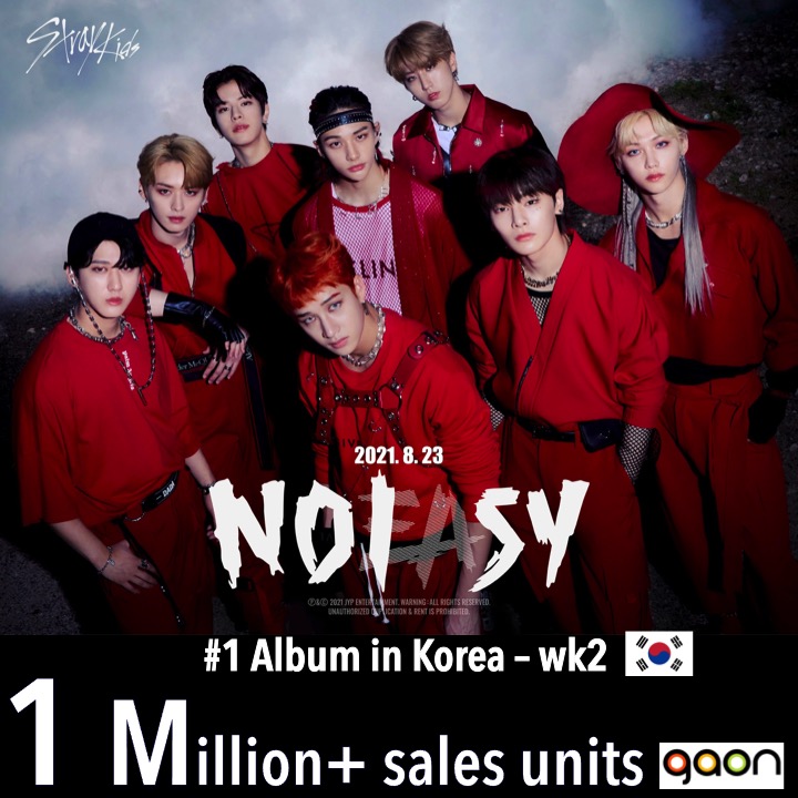 WORLDMUSICAWARD's tweet image. #StrayKids’ #NOEASY is #1 on the #GaonAlbumChart for a 2nd week after selling over 1.1 Million sales units in Korea alone!💪💿💥🥇🇰🇷✖️2️⃣🔥👑👑👑👑👑👑👑👑❤️
facebook.com/worldmusicawar…