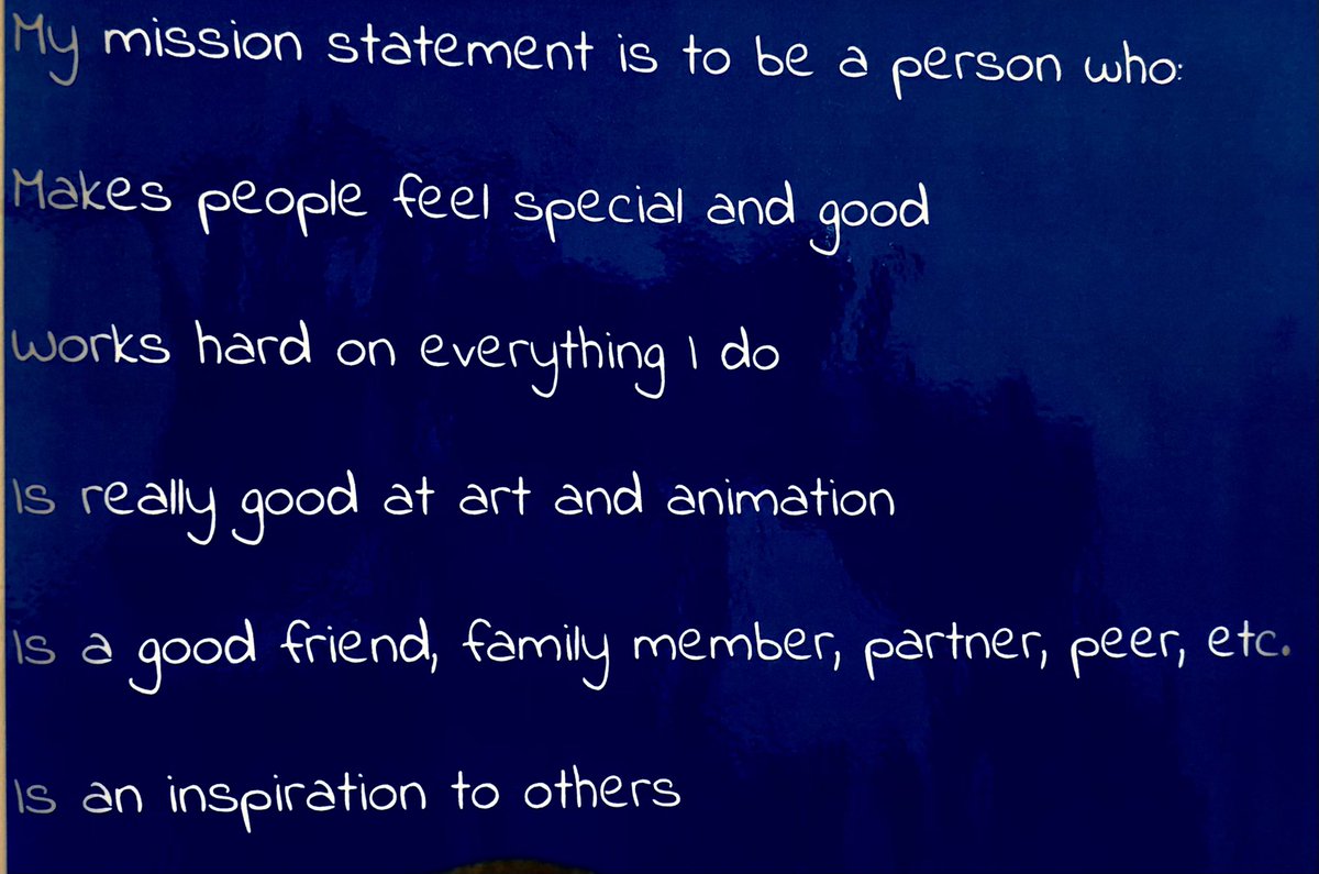 kctaylor_kelly's tweet photo. Our 5th grade @Watson_Wildcats set goals and developed their mission statements. ❤️ @naughton93 #selfmanagement @gisdSEL #brightfutureahead #CollegeWeek2021 @gisdcounseling  @LedayAl @MakidonG https://t.co/vIGasE5lwR