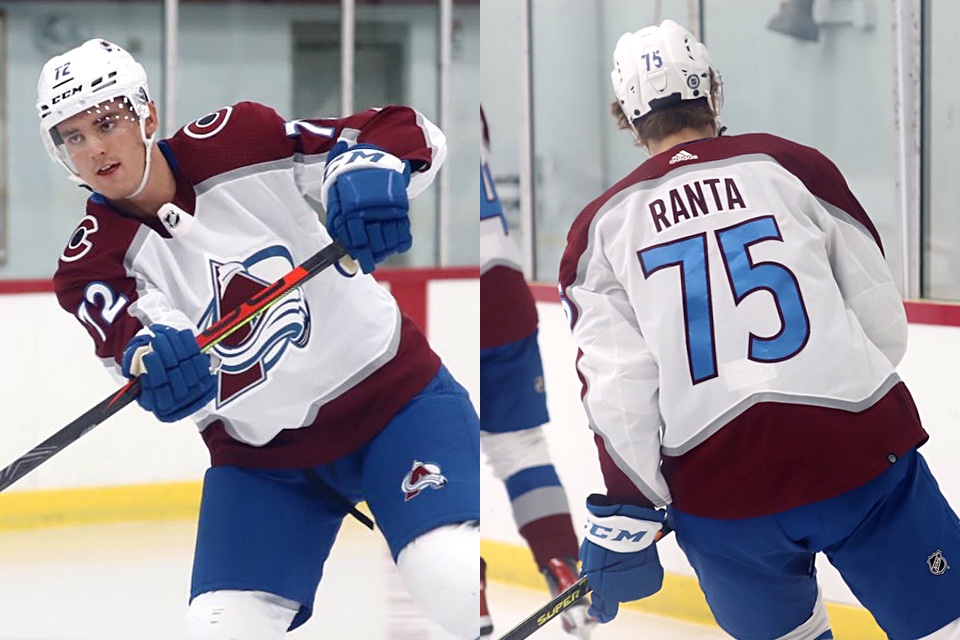 icethetics on X: The @Avalanche have changed the name/number colors on  their white jersey to blue with burgundy trim. Slowly removing black from  their uniforms after swapping out pants/gloves last season. Still
