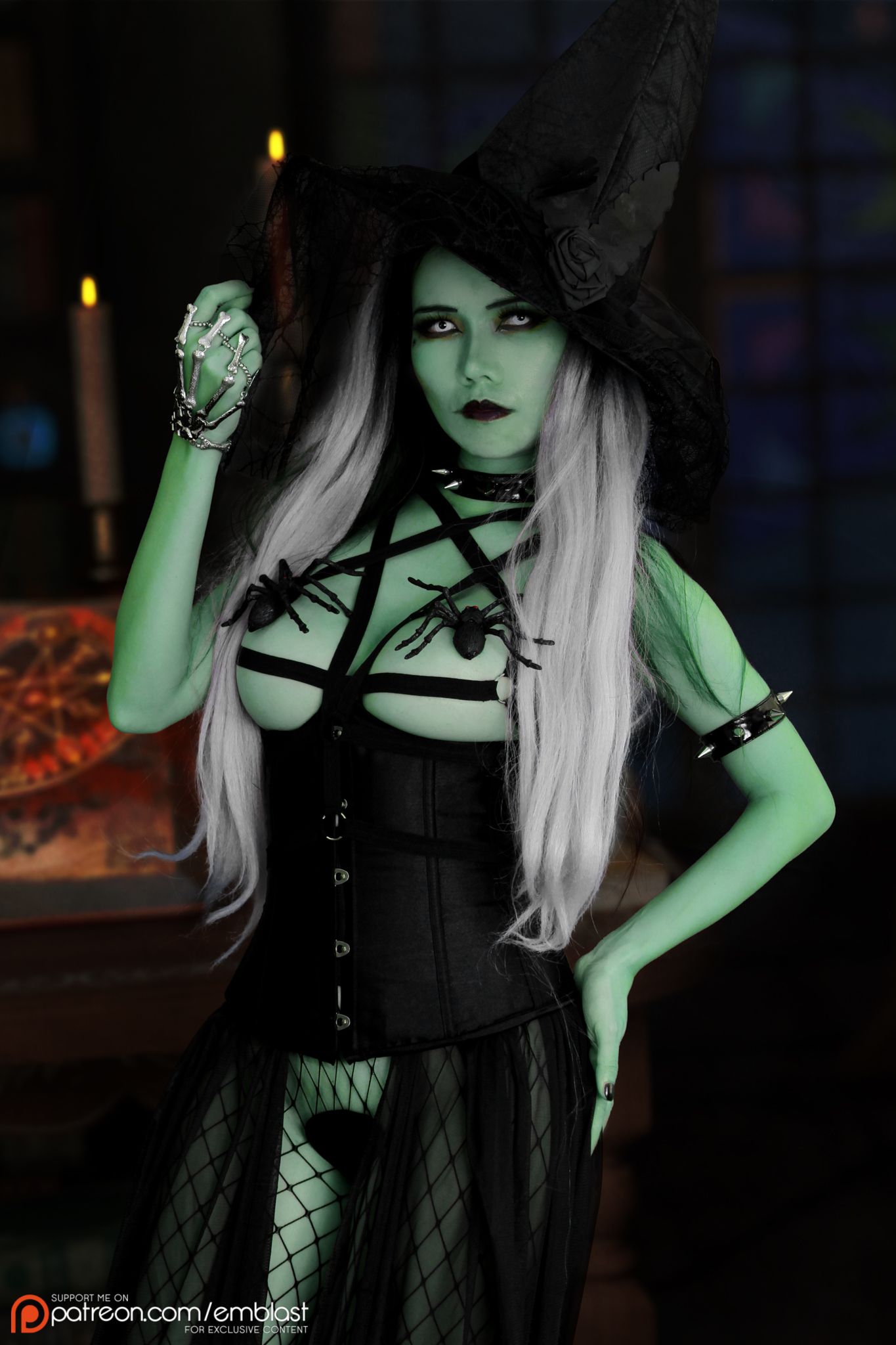 “Sexy Witch by Emblast #sexy #cosplayers” .