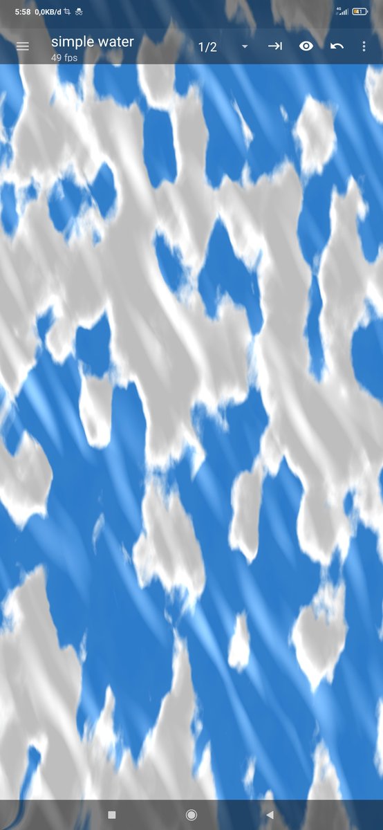 TheFakeDev's tweet image. clouds distorted by water waves, which one is better?

#McpeShaders
