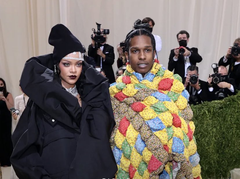 Damn!  If ASAP Rocky's Met Gala outfit is considered fashion, then I am en vogue every night sittin' on the couch covered with a blue blanket!