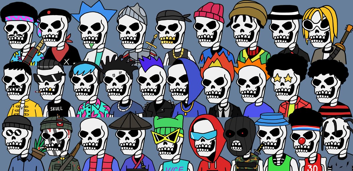 Skeleton Party 💀 tweet media
