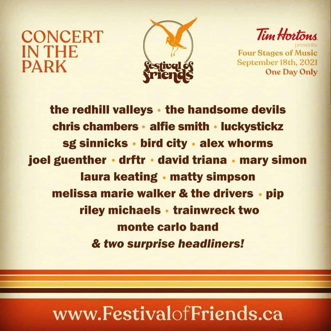 Excited to announce that I’ll be playing at <a href="/FestofFriends/">Festival of Friends</a> this Saturday in <a href="/gageparkhamont/">Gage Park Hamilton</a> . There are so many amazing local talents to check out all day long. Come out for a day of fun, friends and music.