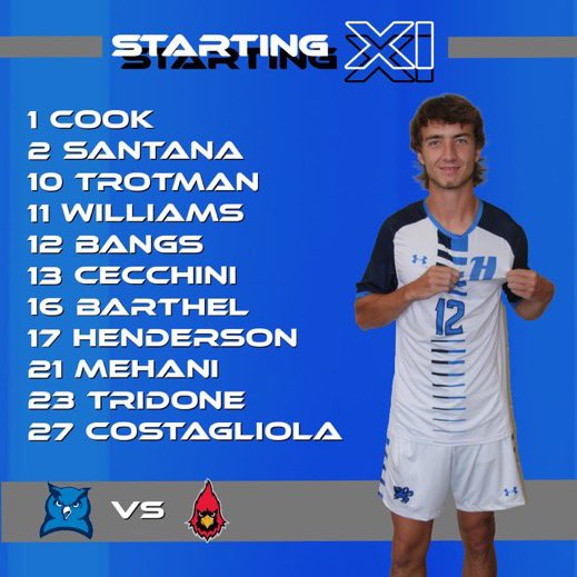 MSOC: The 11 for <a href="/FightingOwlsMSC/">Harford Soccer</a>! #1Harford