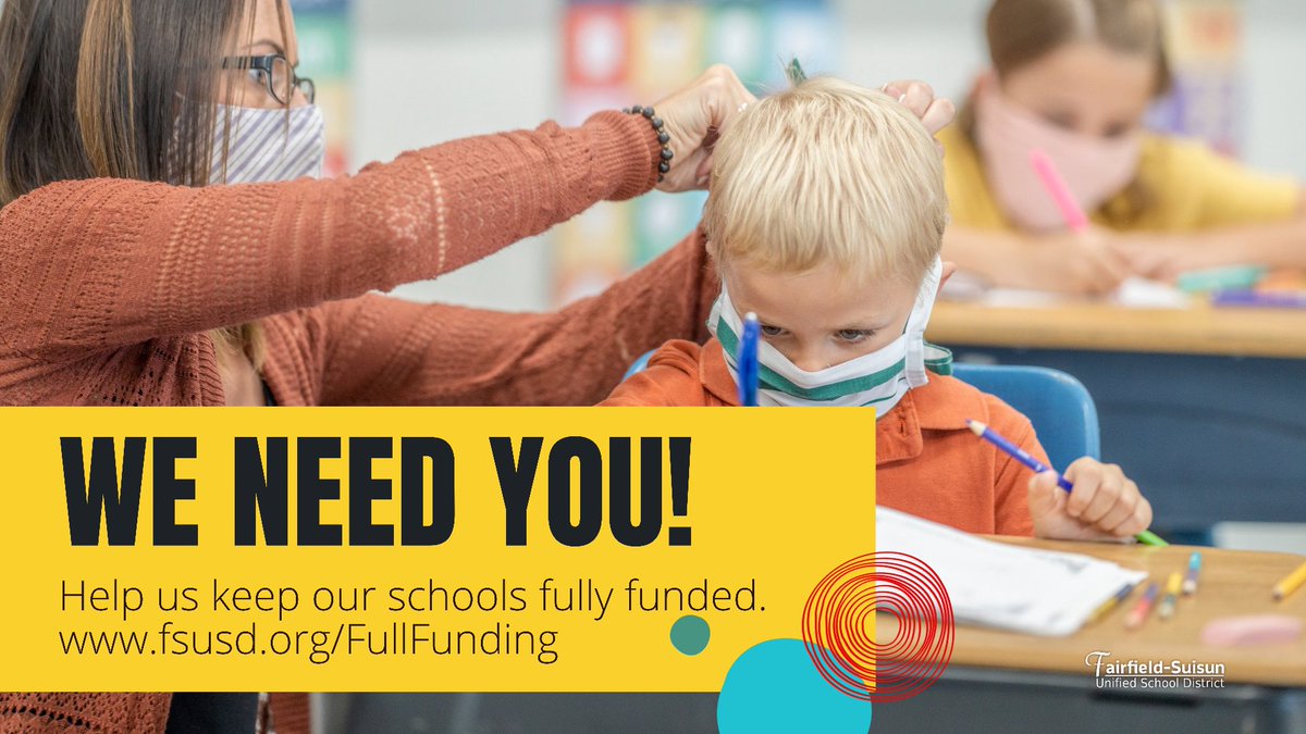 The Income Verification Form contributes $5.8M supporting #FSUSD student-based programs like sports, music, student-clubs, and more. Visit ww.fsusd.org/fullfunding for more information.