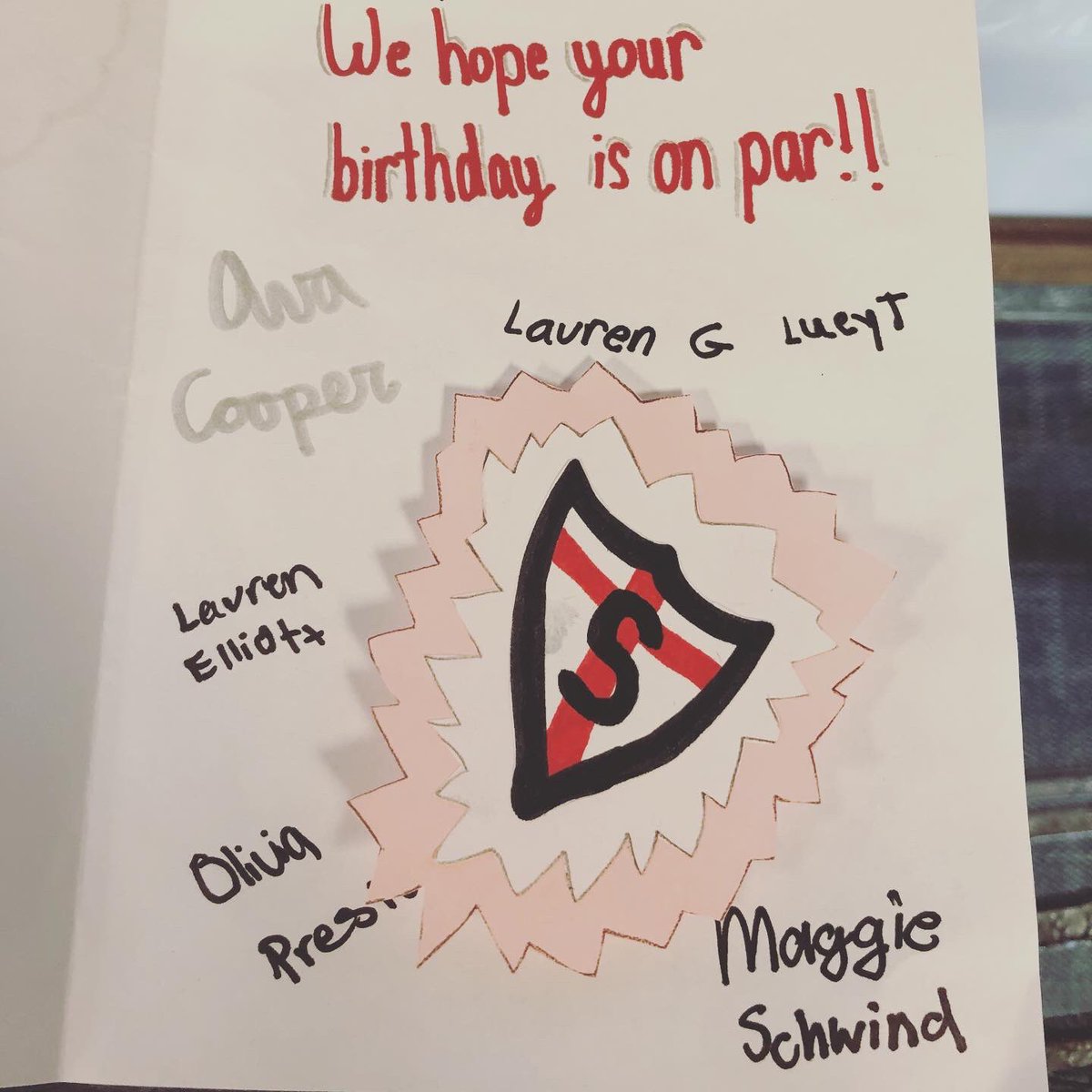 Thanks to my awesome Golfers!! You all rock #ImOld 
👍
They even have the subtle jabs down giving the thumbs up that I always give them 

🤣🤣