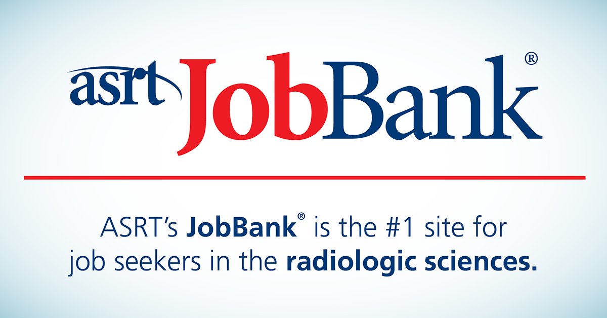 ASRT's tweet photo. Looking for a career move? Start with ASRT JobBank®. Upload your resume, update your profile and set up targeted job alert emails. https://t.co/Lo1teUUuDk
#radtech #radtechjobs #RT #medicalimaging #rtprofessionals #radiationtherapy #xray #ct #mri https://t.co/jGSUFEoI2k