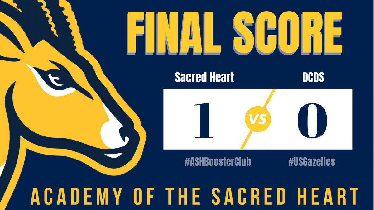 US_ASHsports's tweet photo. Team Captain Marisa Nafso scores at game-end to lead the Sacred Heart Field Hockey team to a 1-0 win over DCDS! Go Gazelles! #ASHFH #ASHBoosterClub #USGazelles https://t.co/Ko4whVE2yn