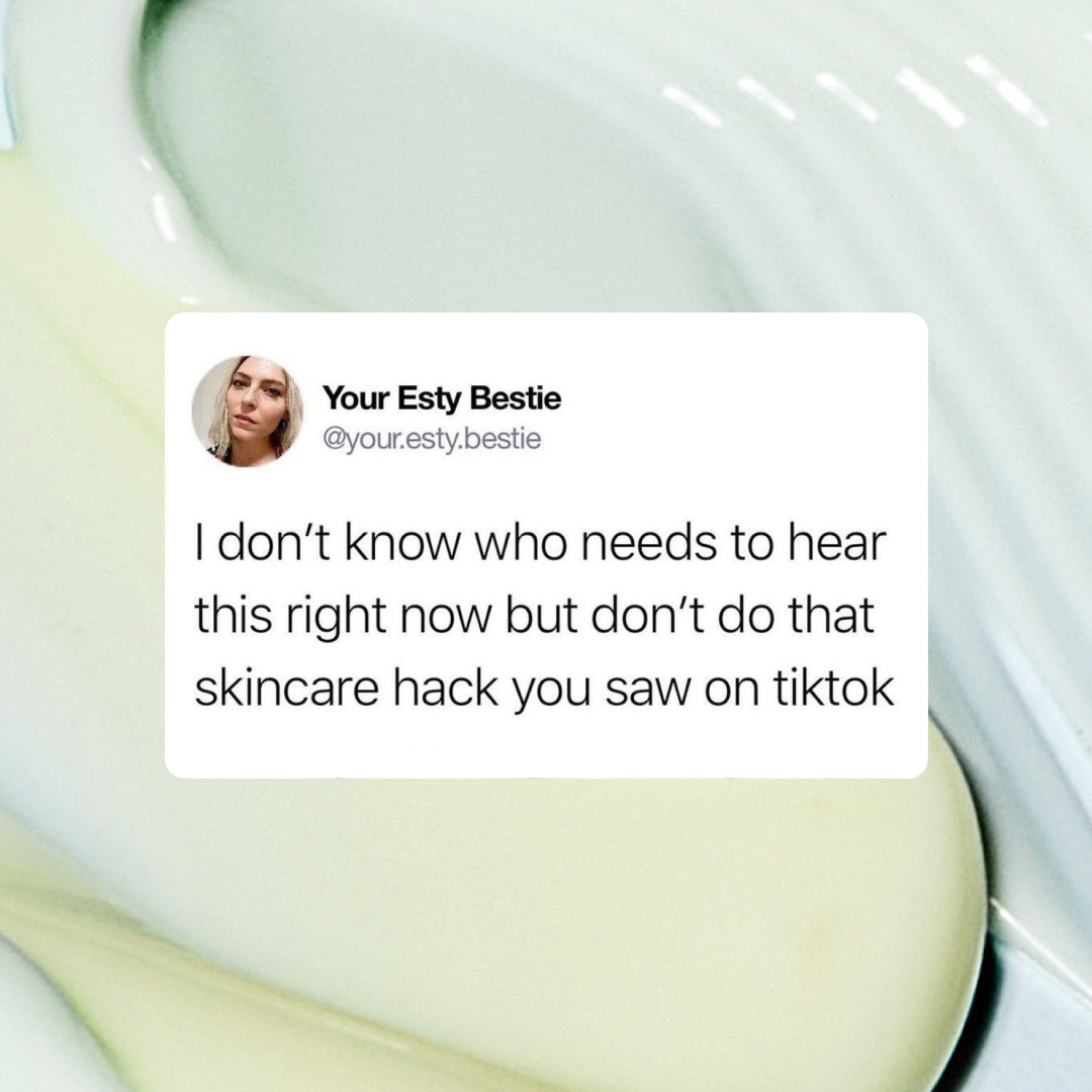 We 🤍   TikTok but we definitely 🤍  personalized skincare more. 
Put the DIY face mask down and click here ➡️  knowbeauty.com/pages/skin-dia… 

#skincare #KNOWBeauty #KNOWyourskin