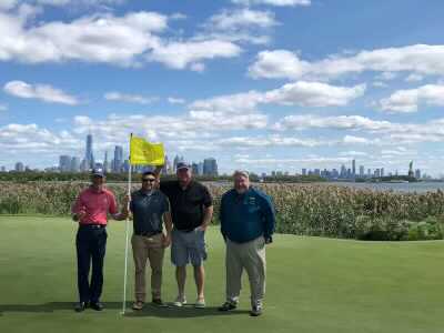 Bucket list visit with Greg James at Liberty National last Friday.. the Noble Team finished off a great week in The Garden State !