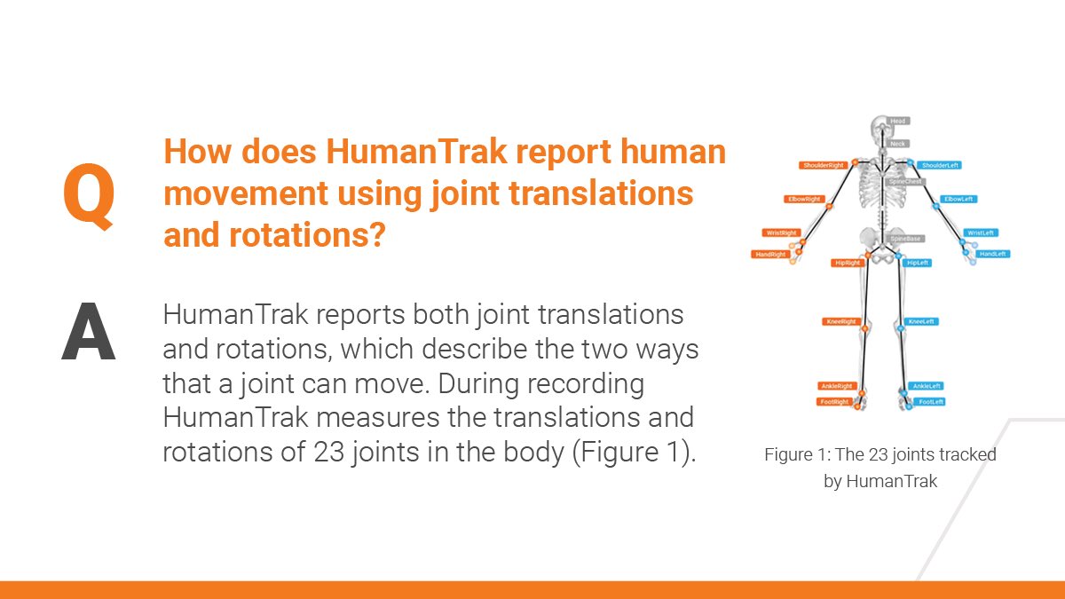 human_trak's tweet photo. How does #HumanTrak report human movement using joint translations and rotations?

Swipe to learn more. ➡️

In our recent VALD Health blog, we explore the basics of human movement analysis and all things motion capture or MOCAP.

Read to find out more https://t.co/EQgFavXtye https://t.co/Fnl7nIZVRX