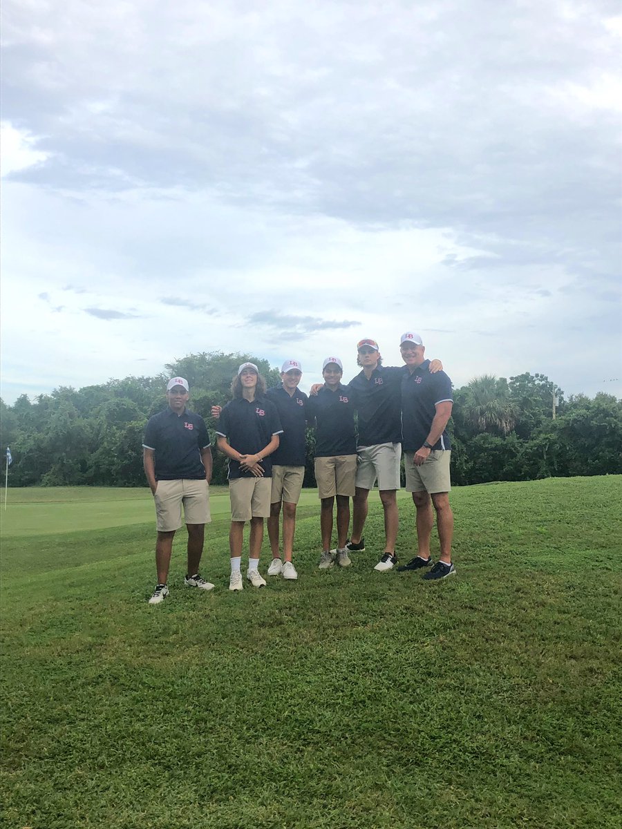 U_Sronaldcarter's tweet photo. LB Golf (5-1) defeated Winter Spgs 156-202. Justin T shot a 37, Ali D 38, and @lukehey28 39.#LBGolf https://t.co/U45Itp1nf7