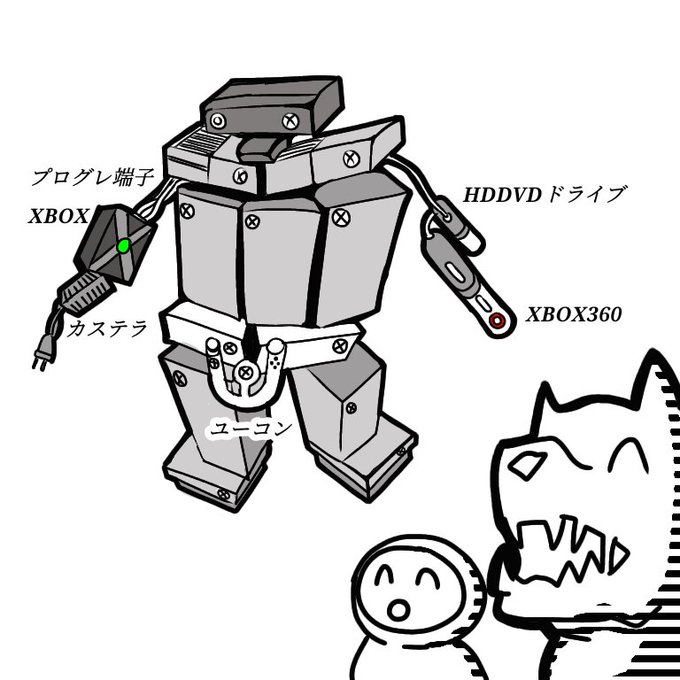 XBOXジャパン公式さん。当方構想のXロボも採用して下さい…。 