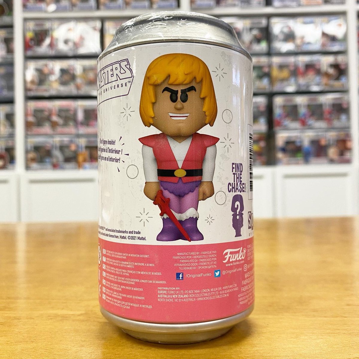 kdogandfish's tweet image. We are SUPER PUMPED to announce that K-Dog &amp;amp; Fish have the EXCLUSIVE #Funkon2021 Masters of the Universe PRINCE ADAM #Funko Soda Cans in stock now at kdogandfish.com 

Each Can has a 1 in 6 chance at a Metallic CHASE variant!

*PLEASE NOTE: LIMIT OF 2 CANS PER CUSTOMER