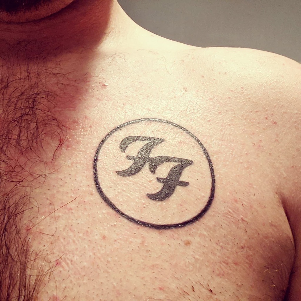 Foo Fighters Tattoo Rose Old School Tattoo by Pompelina on DeviantArt