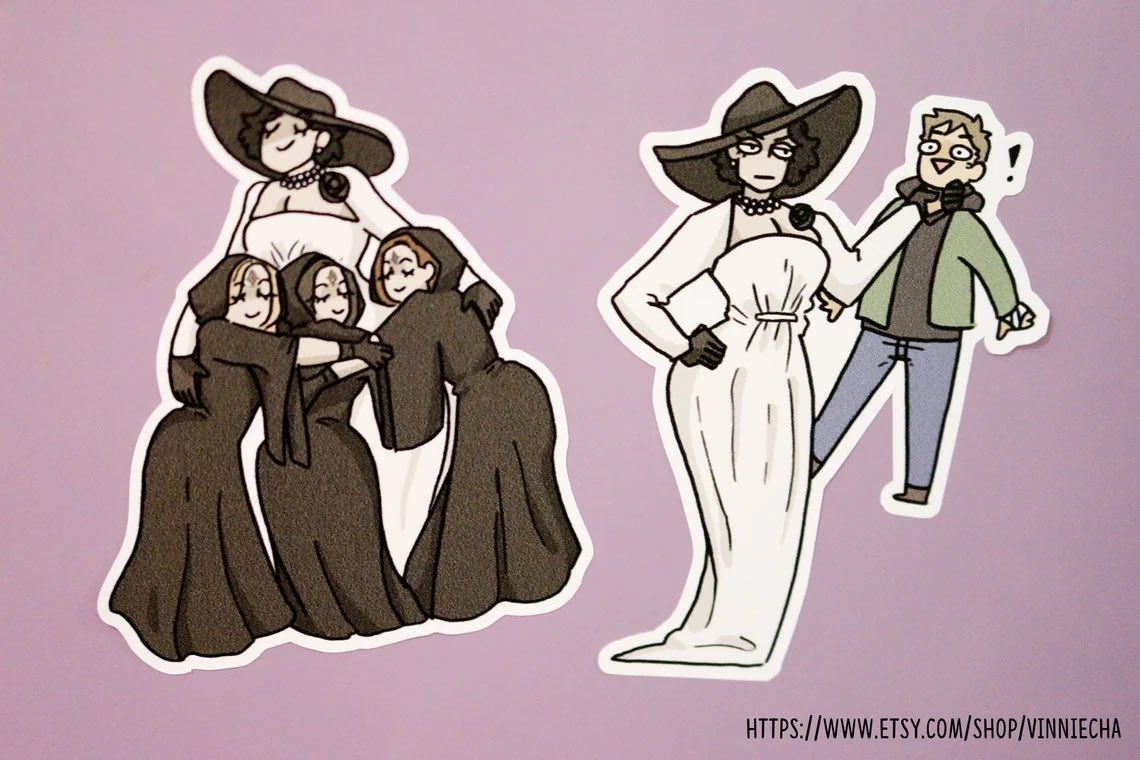 lady dimitrescu stickers are now up✨
➡️ https://t.co/Scee6Vo9ae 