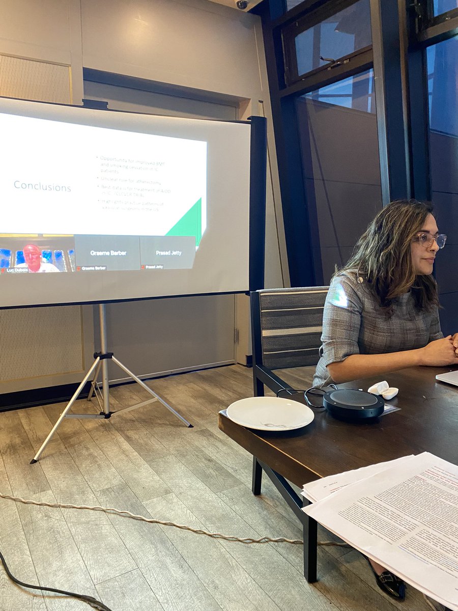 Great first <a href="/CanadianSVS/">CSVS</a>  CSVS virtual journal club! Thanks Drs Metias and Mann for presenting on behalf of McMaster VSx!