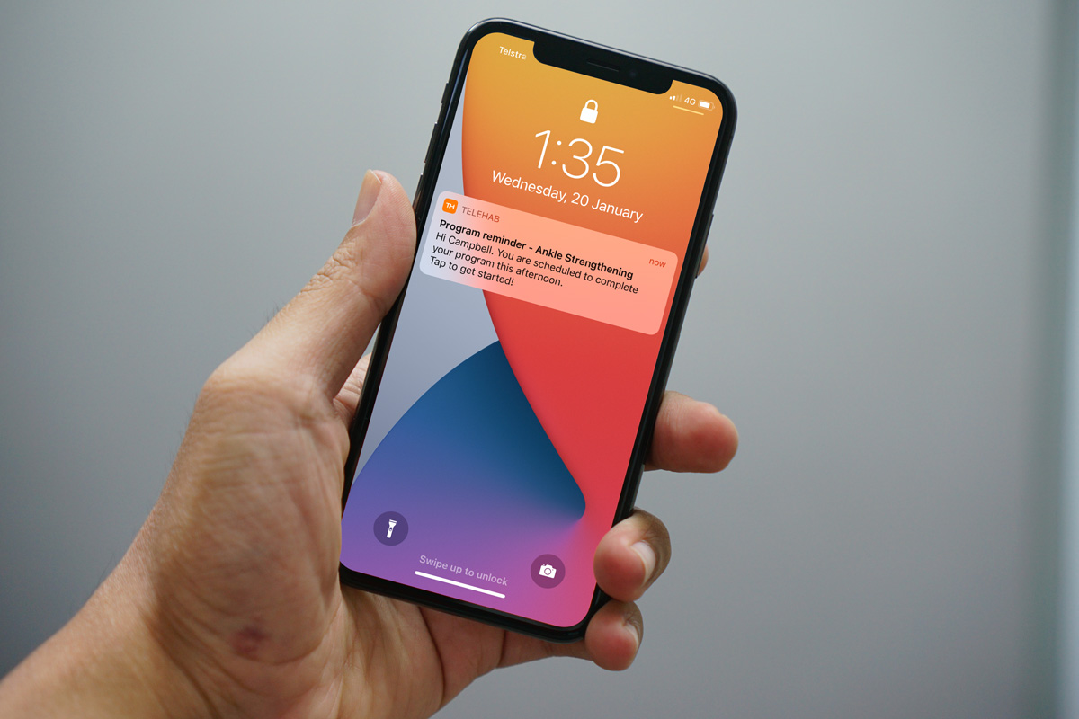 Did you know you can set program reminders for your clients with TeleHab?

#TeleHab incorporates a range of behaviour change techniques, including notifications to remind clients to perform their home exercises.

Sign up today to access these features 🔗 bit.ly/3E0Uzcu