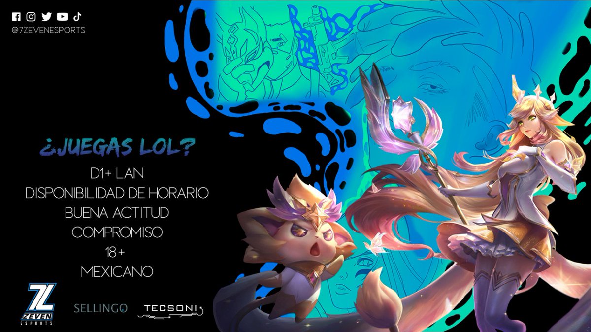 ¡JUEGAS LOL!
Estamos buscando un JG, MID y TOP para nuestro equipo.
⬇️LOS REQUISITOS ESTAN EN LA IMÁGEN ⬇️
Para más info. DM a @Abogamer_ 

#GO7🔥