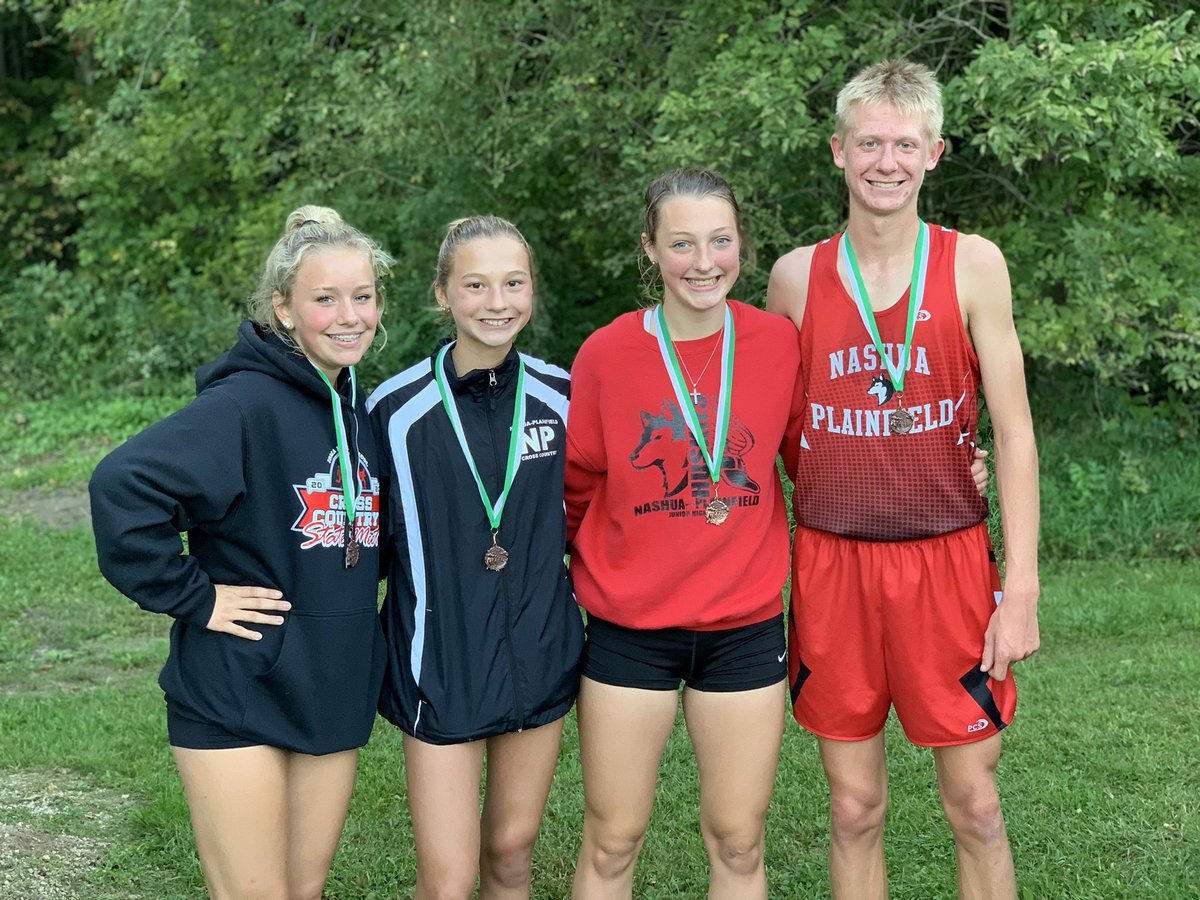 Four medalists tonight at Osage - Kadence 7th, Jennah 12th, Ellie 13th and Drew 9th. Shout out to Drew Wilken who won the Union meet last week and ran a career best time! Great things keep happening but we still have work to do! #HuskyNProud
