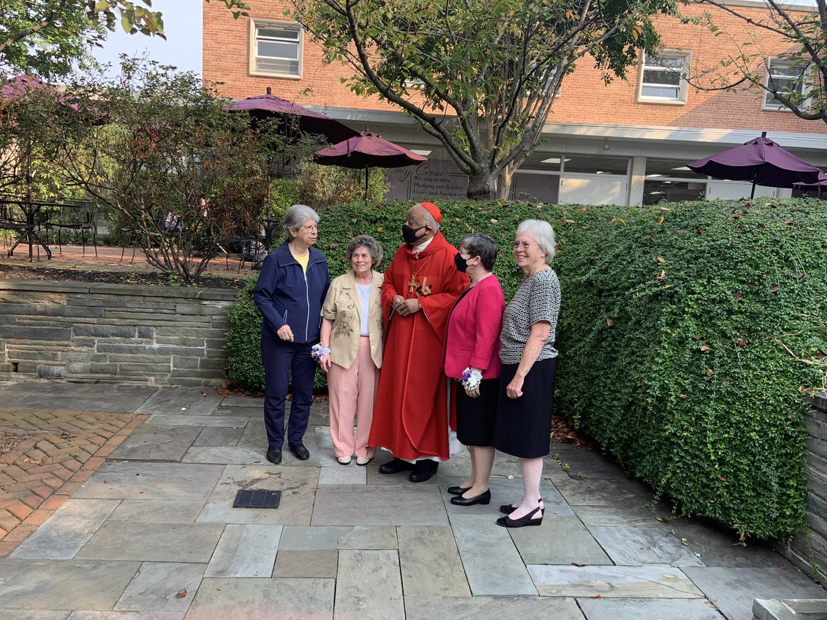 JohnCSullivan3's tweet photo. Such an exciting day being able to celebrate this special feast day with Cardinal Gregory.  @AHC_news @ADWCathSchools @AHCCampMin https://t.co/pZq3rFlrvw