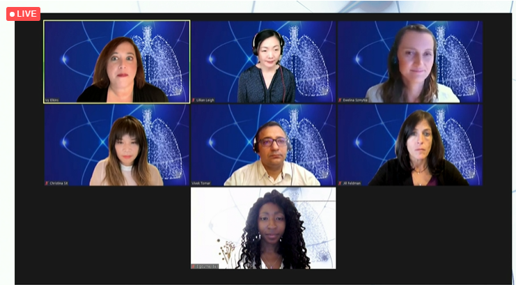 IASLC's tweet photo. Join a LIVE Q&amp;A Discussion on Implicit Biased in Oncology Care with @ivybelkins, @EwelinaSzmytke,
 @jillfeldman4, @Siggs28, @R2SurviveCancer, @ProjectBreath, and Christina Sit. #WCLC21 https://t.co/bjA6zT5XXp