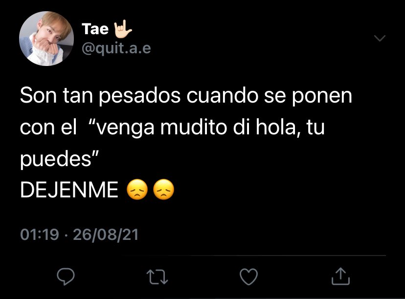 boravk's tweet photo. Tk au|| La magia de tu voz

¿Como decirle a alguien que le gustas y no poder?

¿Como te sentirias al no oir a tu pareja decirte que te quiere?

T43 es nuevo en el centro, y será la comidilla de muchos al ver que jamas hablaba para nada.

-¿T43? Soy tu compañero de proyecto, j𝙠 https://t.co/OwsXMH473t