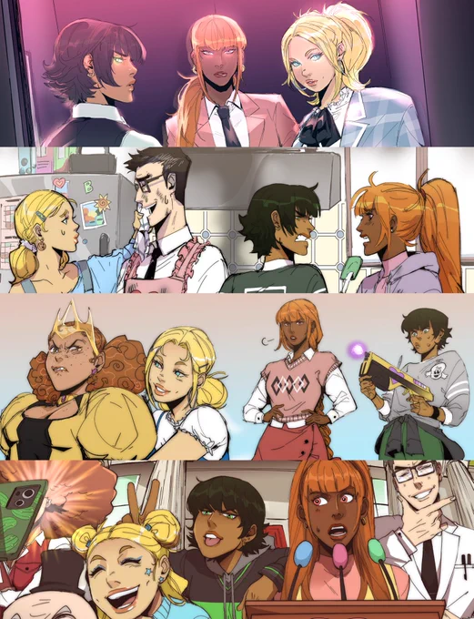 Not done yet but they look very cute all together :~) 
