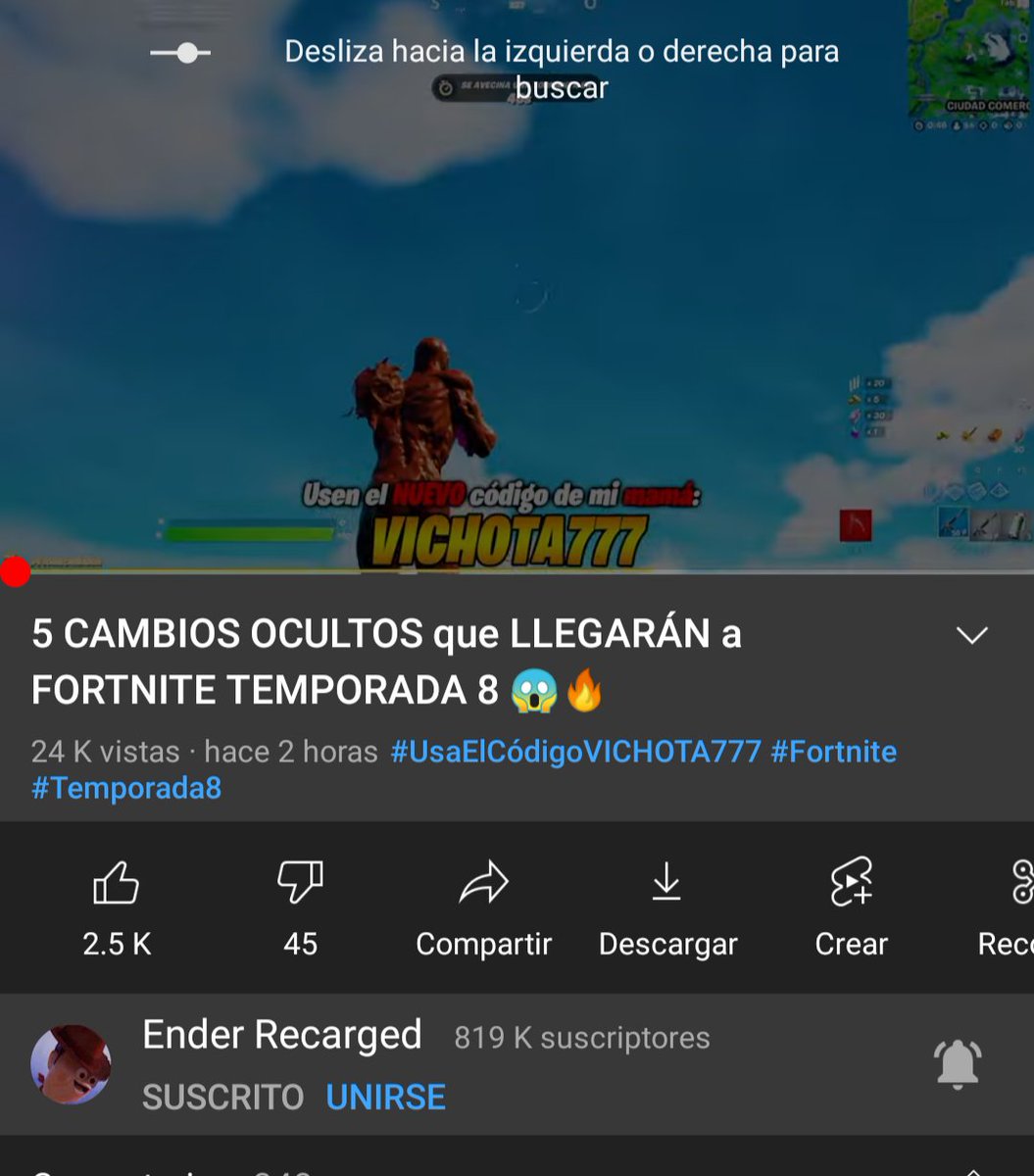 salosalvid's tweet photo. @EnderHeaven quiero participar en el sorteo del pase, mi usuario de fortnite es SaloSalvid https://t.co/vE1QmD3x4C