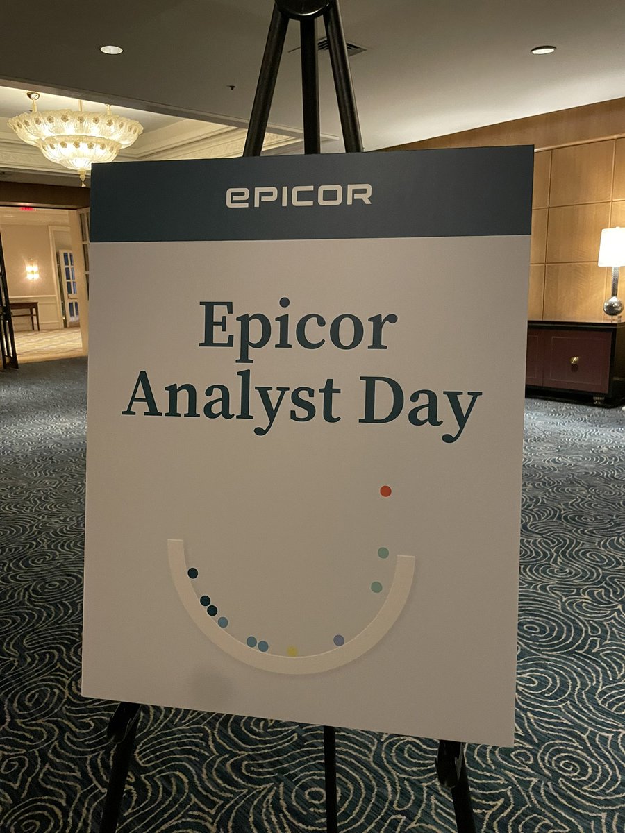 MyPOV: nothing like an in person analyst day. Thanks <a href="/Epicor/">Epicor</a> #boston