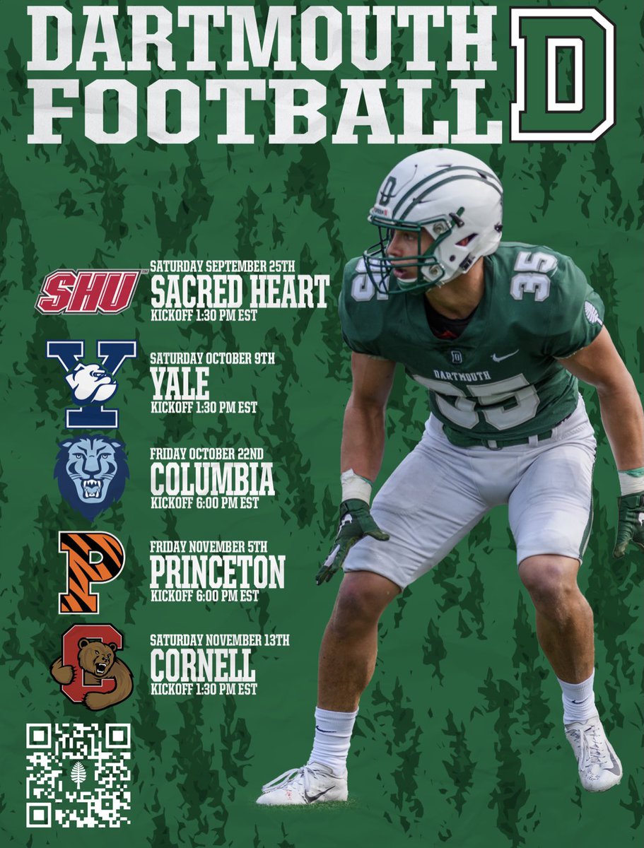BryceBurnett17's tweet photo. Thank you @DartFootball  and @CoadyKeller1 for the game day invite! Looking forward to watching a game and learning about Dartmouth’s great and prestigious program! https://t.co/R2T03vlIxi