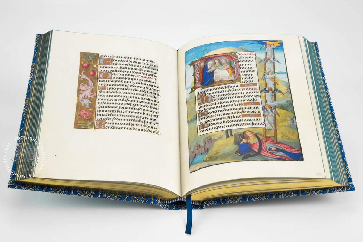FacsimileFinder's tweet photo. The Fitzwilliam Book of Hours was created in the first quarter of the 16th century, around 1510 in the town of Bruges – the place where Flemish art of illumination was born. #medievalart #medievaltwitter #facsimiles https://t.co/wBvBlzrUNu