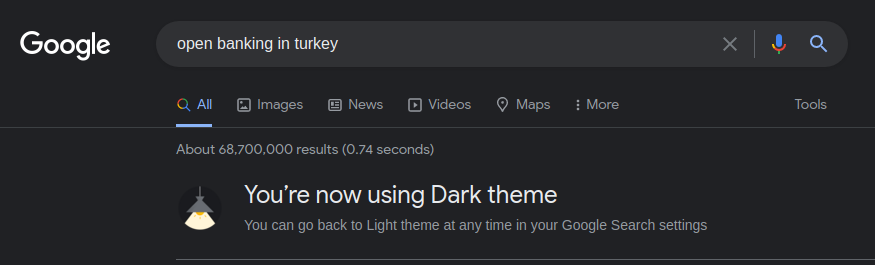 Finally Google supports dark mode!! 🥳