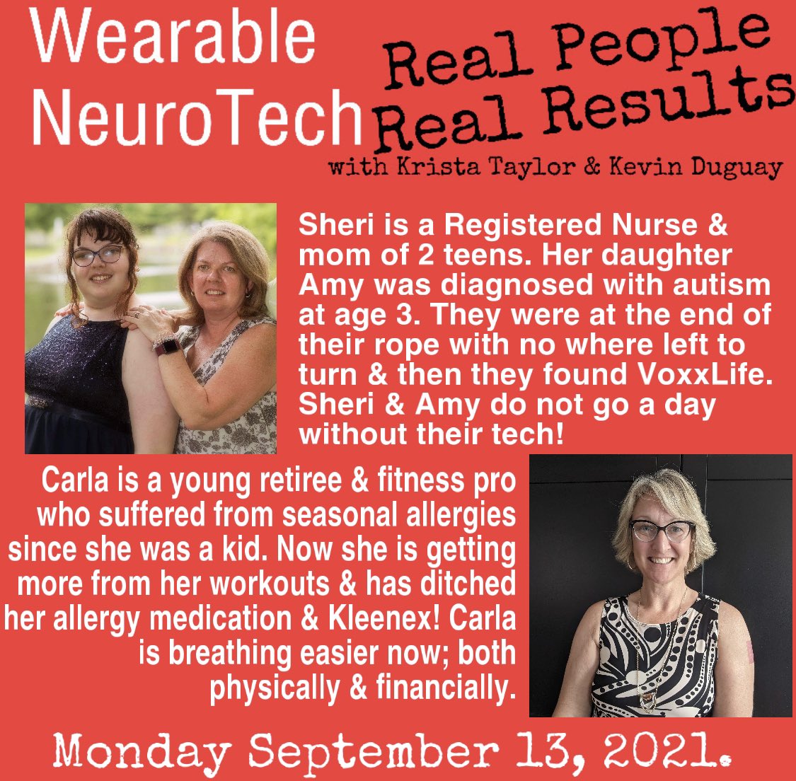Real People Real Results Sept 13, 2021 youtu.be/5vDubrf_19I via @YouTube #AutismAwareness #autistic #teen #highschool #fitness #personaltrainer #golf #allergies #voxxlife #testimonial #testimonials #wearableneurotech #KristaTaylor #RealPeopleRealResults #interview #autism