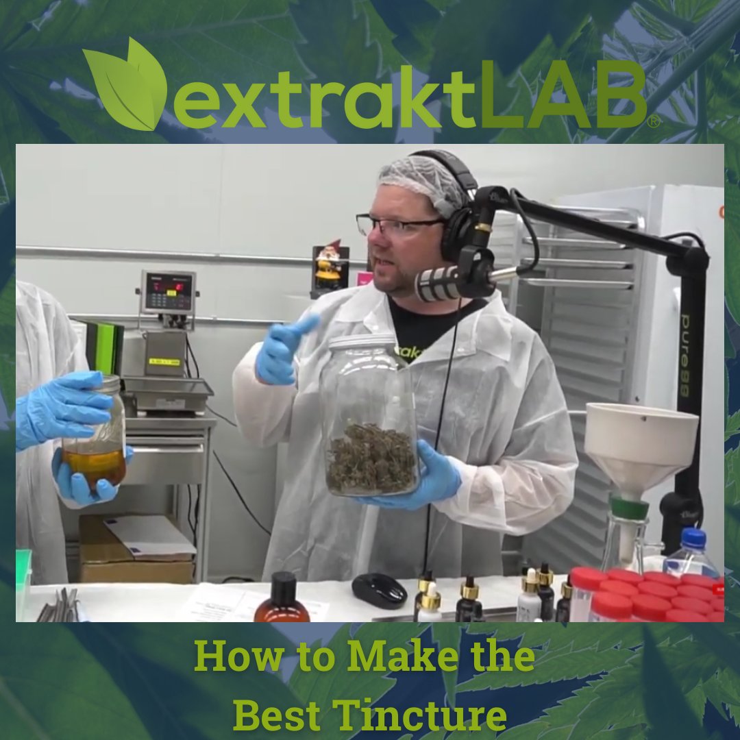 extraktLAB's tweet photo. #Extraction methods vary in their efficiency to create quality #tinctures.

Listen in to Dr. Jon discuss how to make the best tinctures in this video.
https://t.co/Hin39nLs3g
#extraktLAB https://t.co/eIDdvCqToa