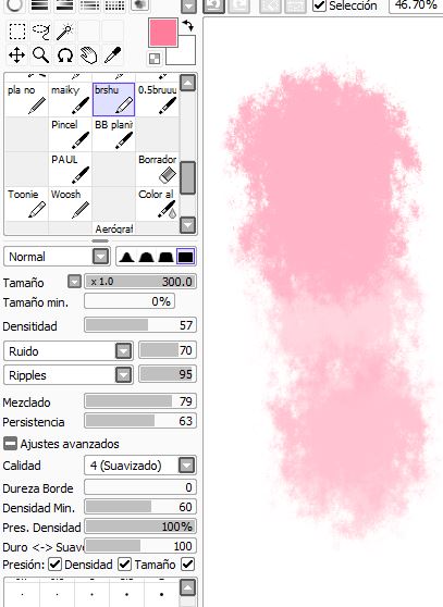Camos8A's tweet photo. #saibrushes #painttoolsai
some of my brushes <3 mind please, that i tried them with 0 pression ๐ญ i promise you that hey are pretty https://t.co/1OsFuIIYgP