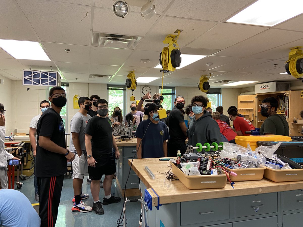 team_5549's tweet photo. And the Gryphons are off to a great start of the 2021 offseason with our FIRST official meeting today  🖤💚 https://t.co/lObTqy4n5P