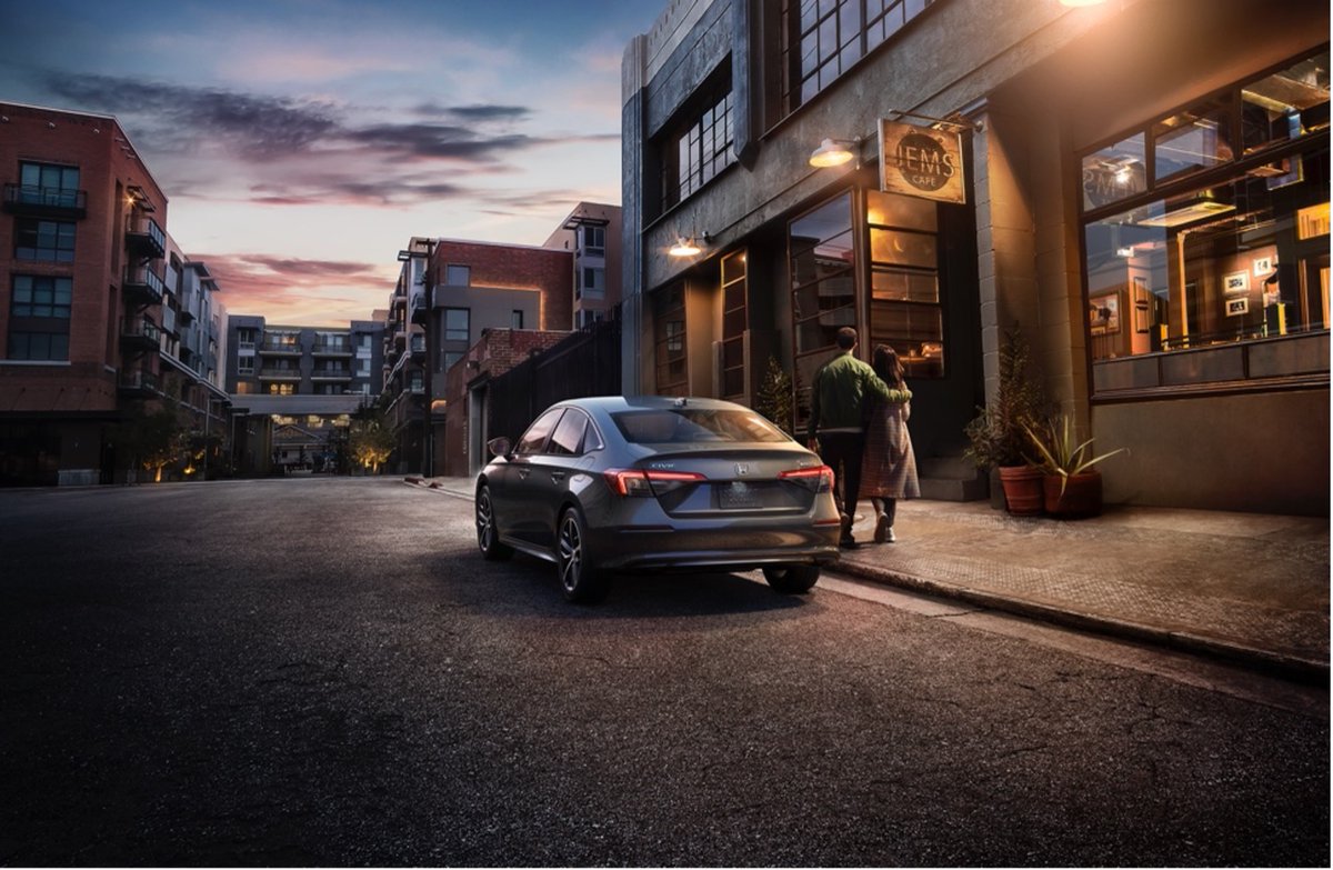 NorthGAHonda's tweet photo. The 2022 Civic uses the latest and greatest LED technology and Honda has redesigned the taillights to create a sleeker effect. https://t.co/DrMmMhtVKe https://t.co/I8QgBuNwBe
