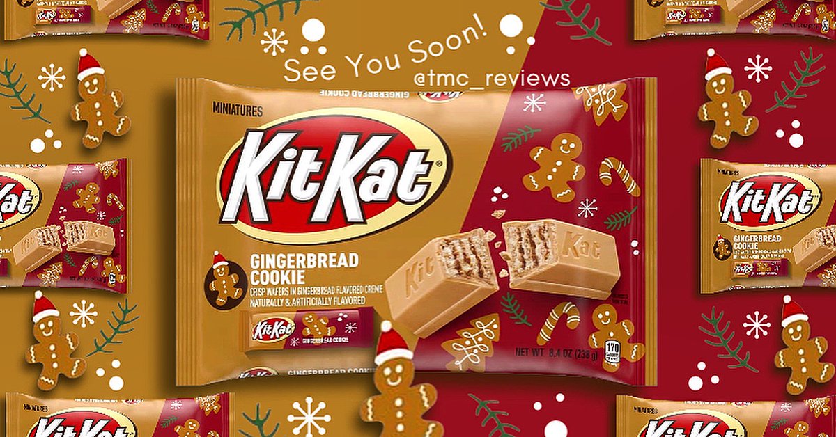 🚨🗣#NEW ⚠️ Coming Soon!
Super excited about <a href="/Hersheys/">HERSHEY'S</a> #Gingerbread #Cookie <a href="/KitKat_US/">Kit Kat</a> 🤩 The miniatures features classic crispy wafers of a #KitKat bar combined with gingerbread-flavored creme recreate that first crisp bite of a gingerbread cookie. #Holiday #2021