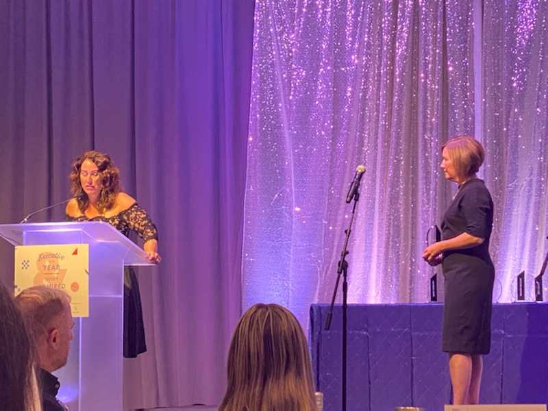 GilletteChildrn's tweet photo. Gillette President &amp; CEO @BarbaraCEO was honored by @MSPBJnews as one of 2021's most admired CEOs. She celebrated with family, community committee members, Gillette's senior leaders and its board of directors. Kudos, Barbara! Well deserved! #leadership #kudos #healthcareleaders https://t.co/N2ECmbzof7