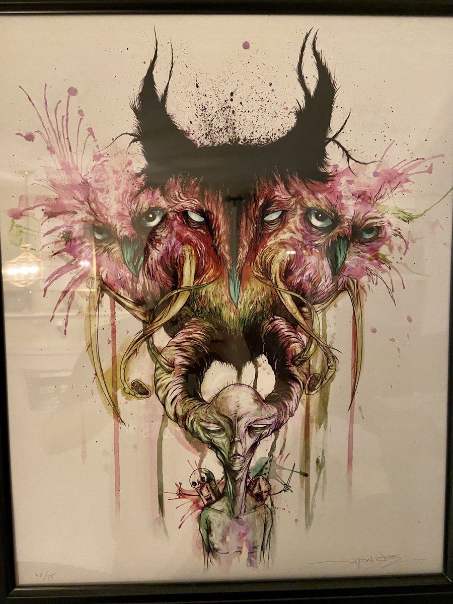 FiveHoleFrankC1's tweet photo. I will say I’ve been collecting @alexpardee long before Topps Project 70. Following him since he drew the used album art. All hand signed and numbered. He recently started doing water seals. Here are a few. #alexpardee #art #Collectibles #fiveholefrank #fineartfrank #nameswap https://t.co/hGvLIMWZ9t
