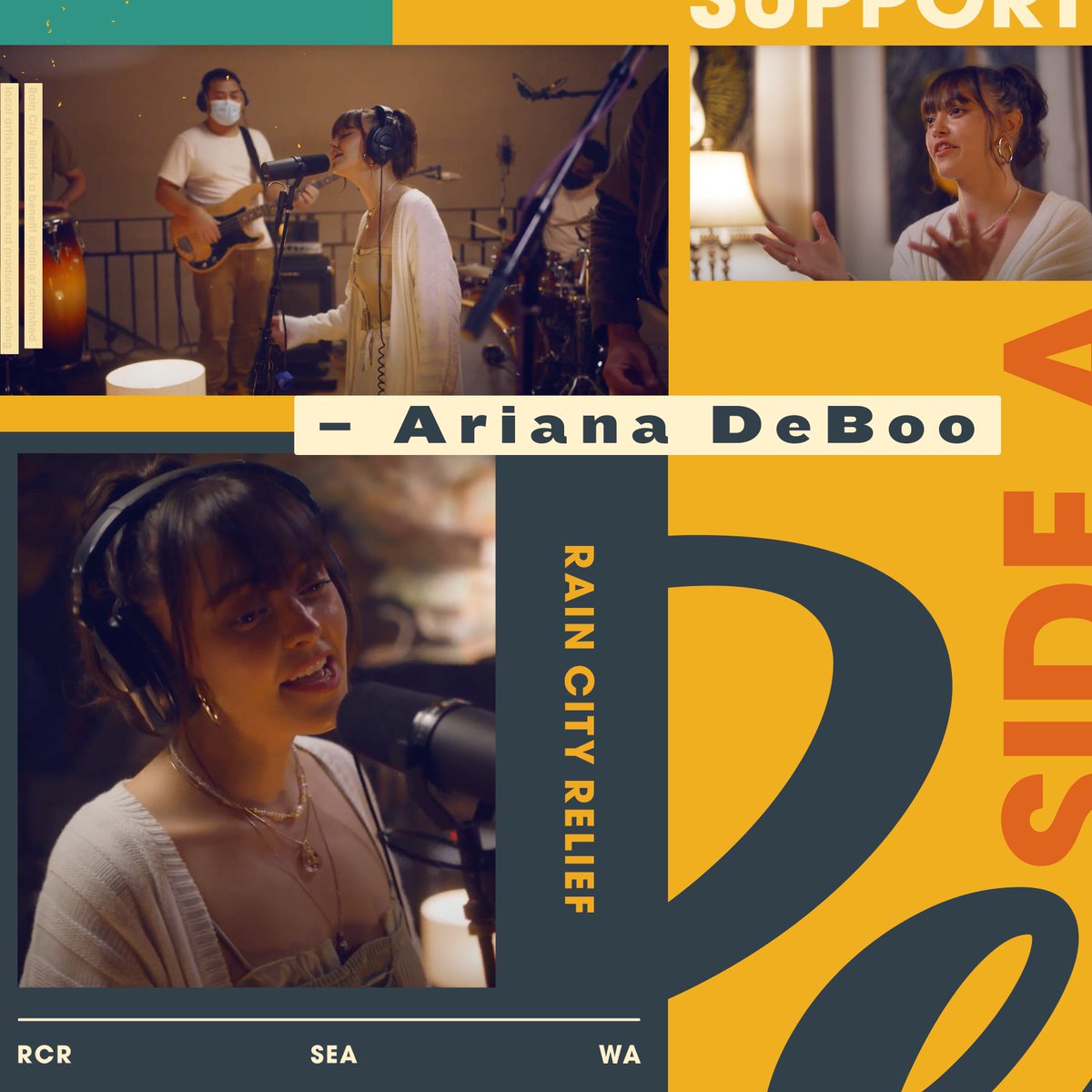 We are honored to announce Ariana DeBoo and her band shared their talents for Rain City Relief and we can’t wait to show you how amazing this performance is! ☔️ <a href="/deboogirl/">Ariana DeBoo</a>