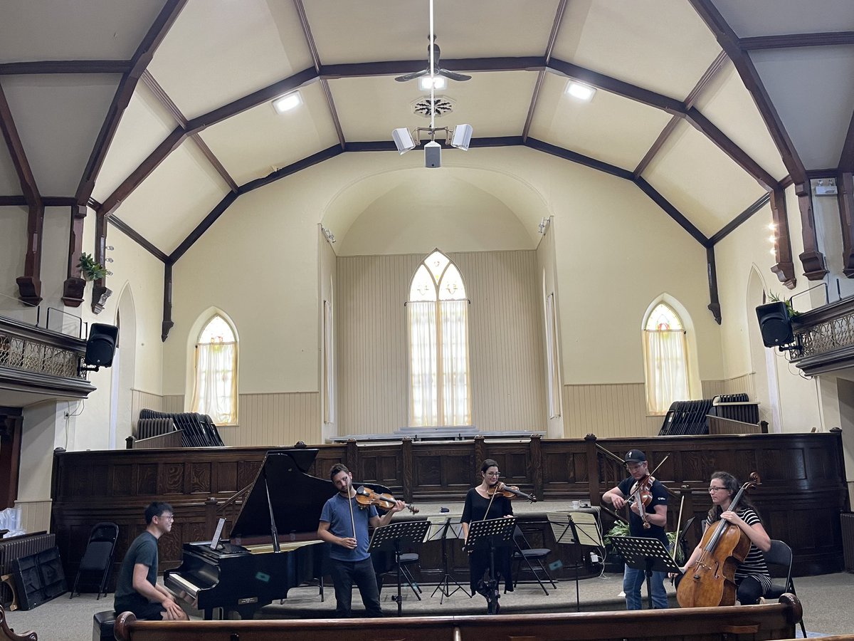 Rehearsals underway for #SweetWater2021…. It all gets underway Thursday. Be sure to catch the music.