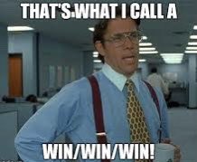 Freshman A - JV - Varsity!  WIN-WIN-WIN!  
Way to go Colts!